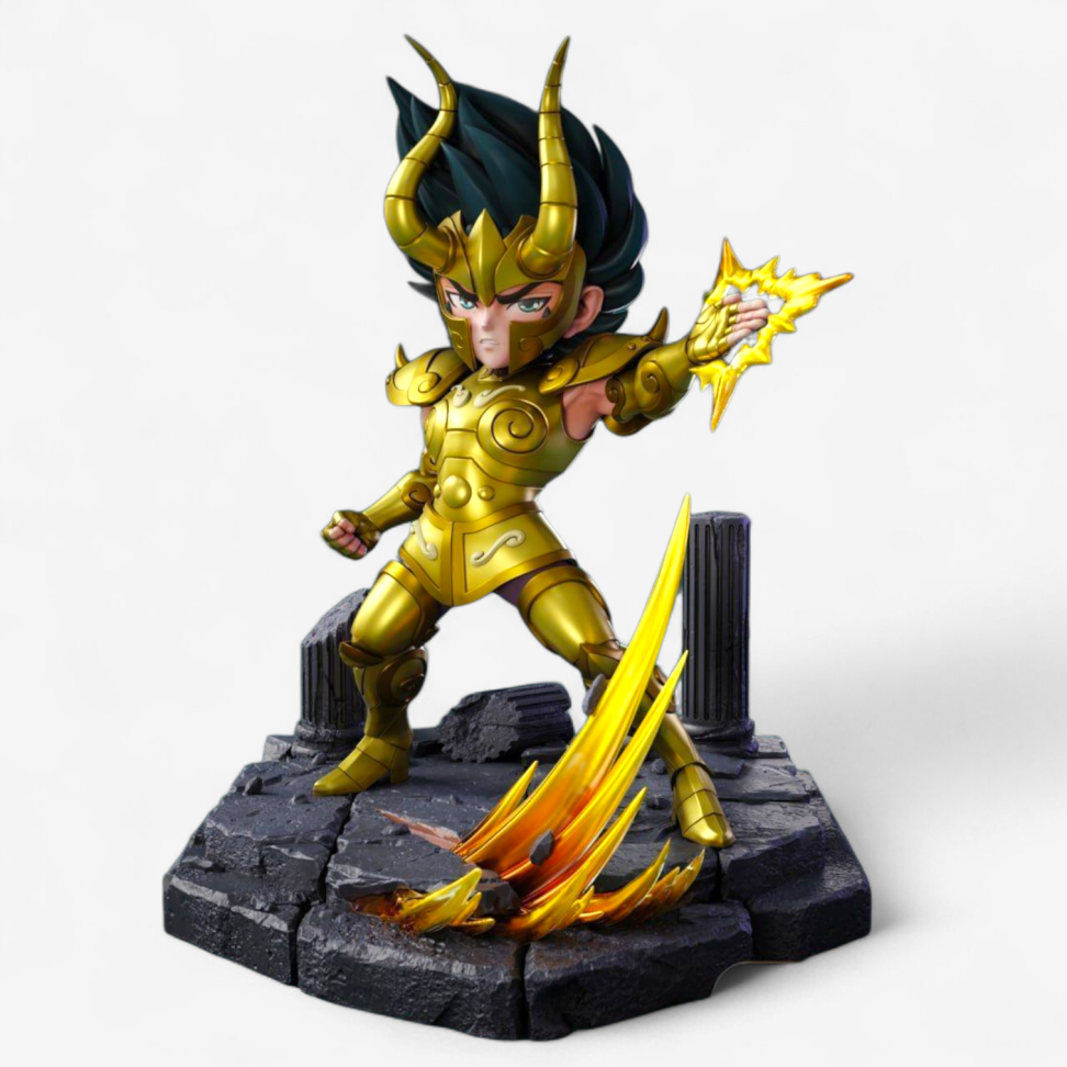 Shura de capricórnio / cavaleiros do Zodíaco (chibi)