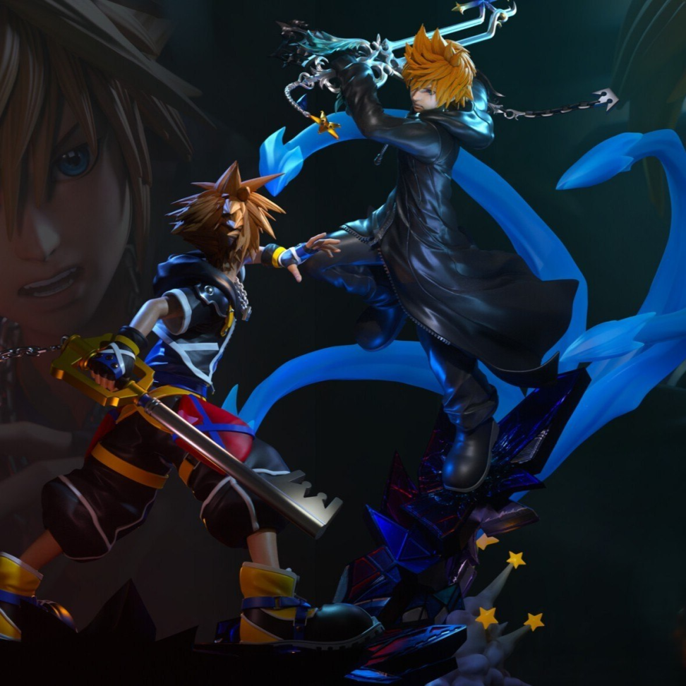 Sora vs. Roxas / Kingdom Hearts (Diorama)