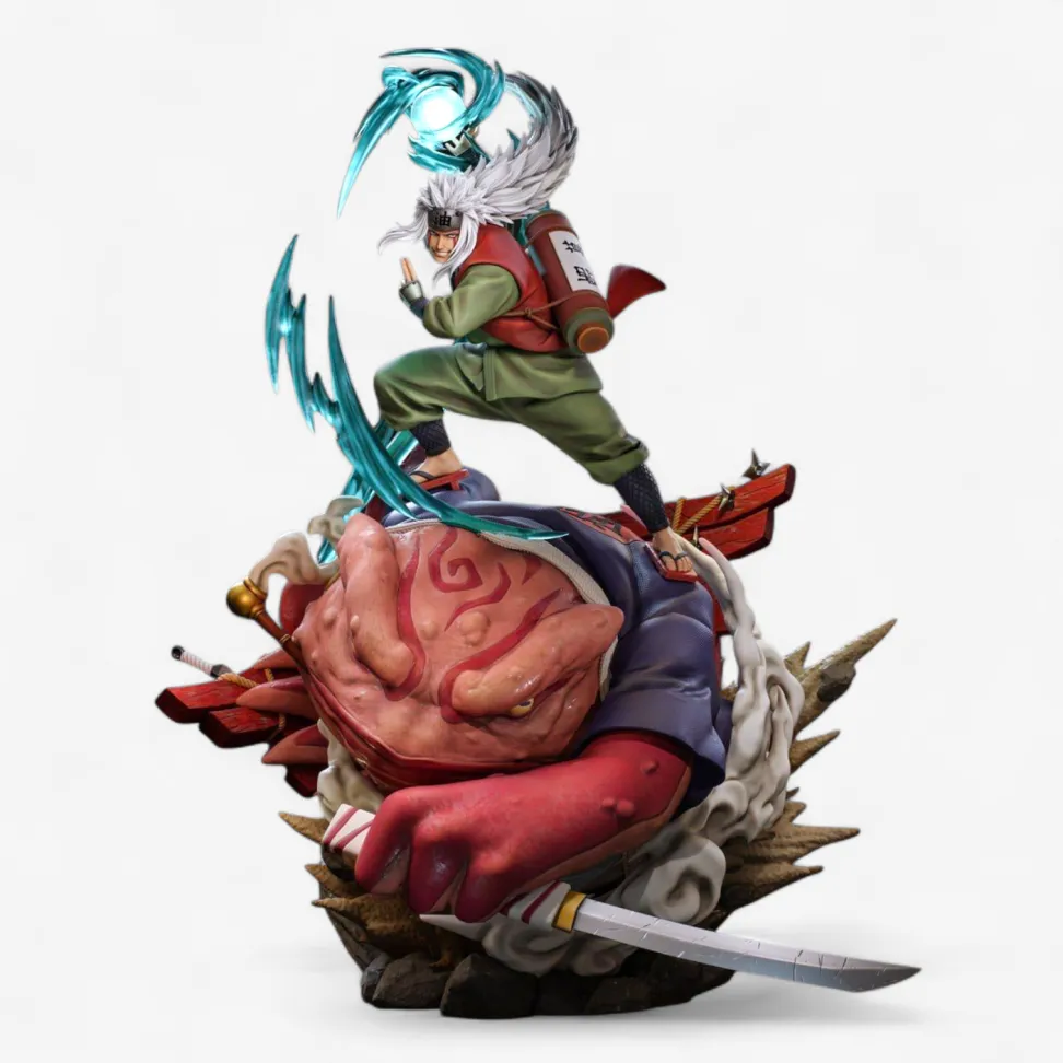 Jiraiya e Gamabunta / Naruto