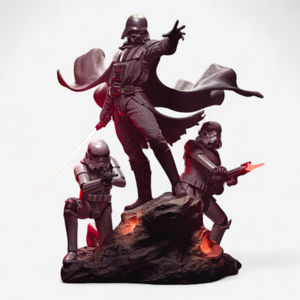 Darth Vader (Diorama com 2 Stormtroopers) / Star Wars