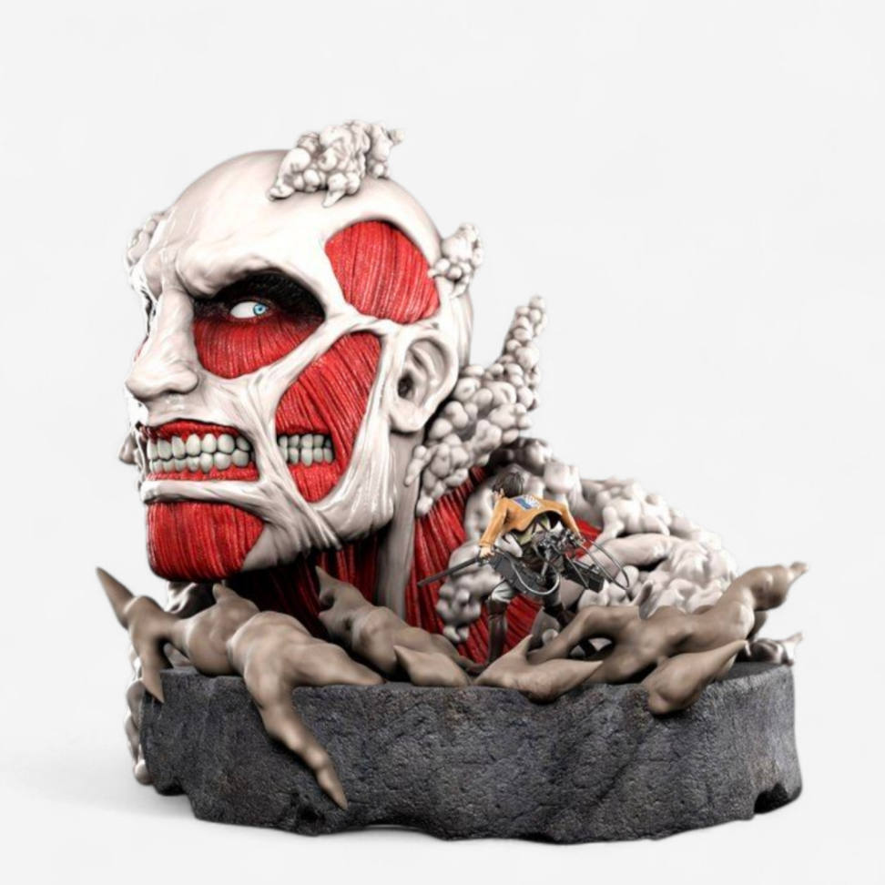 Colossal Titan vs. Eren / Attack on Titan