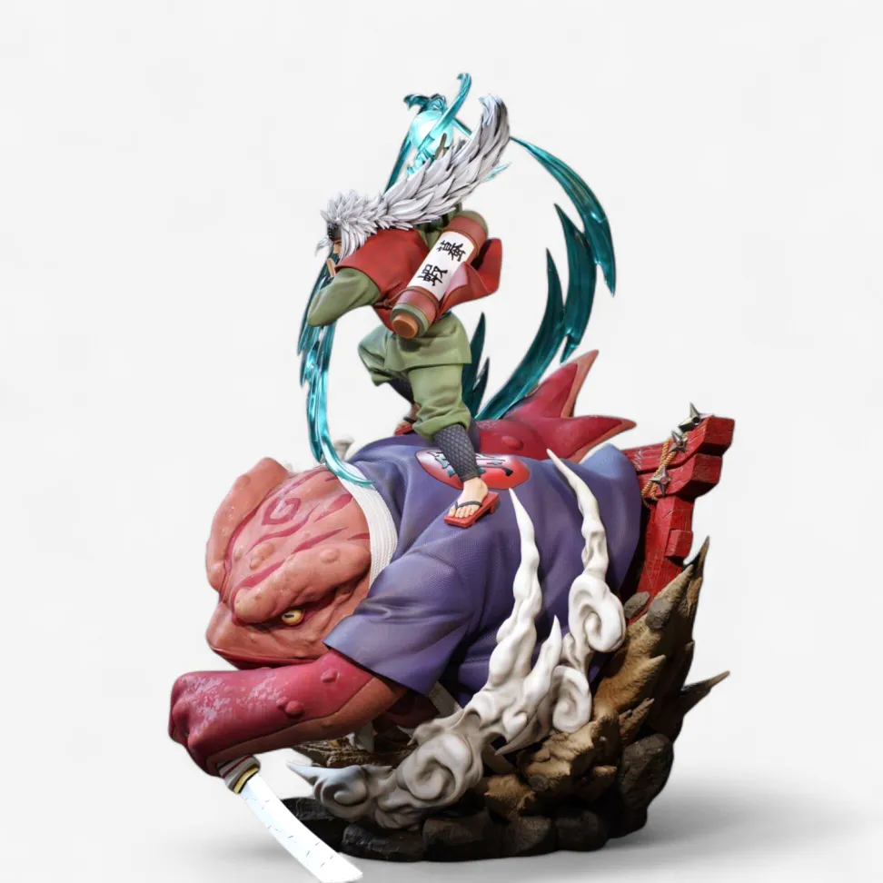 Jiraiya e Gamabunta / Naruto