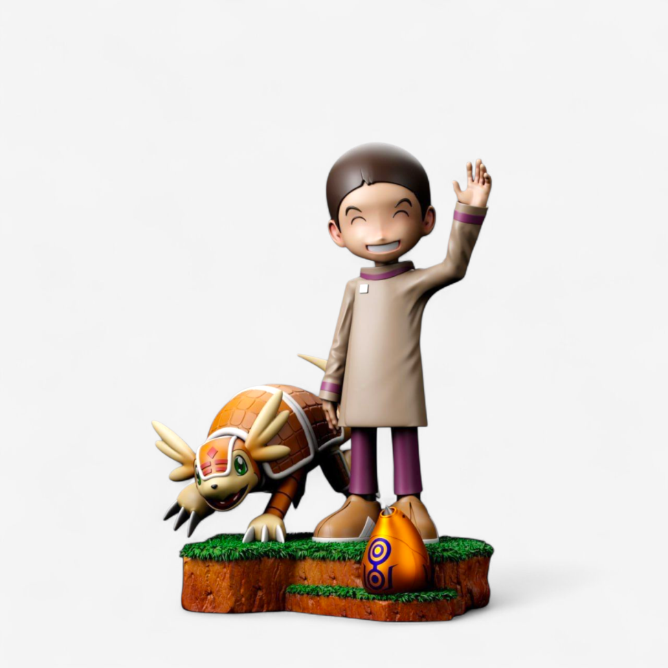 Cody Hida & Armadillomon / Digimon
