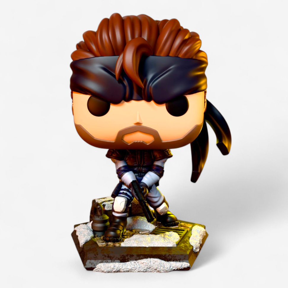 Solid Snake / Metal Gear Solid (Chibi)