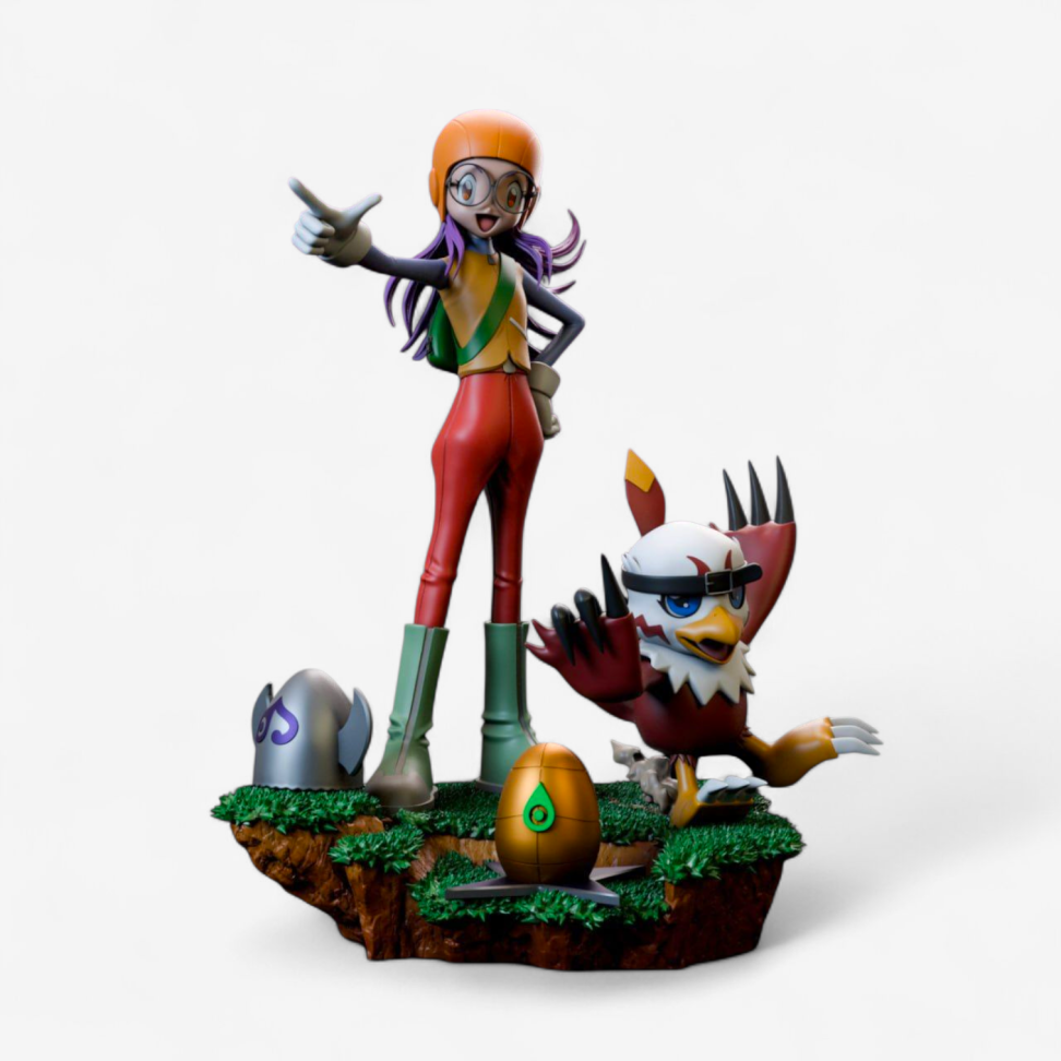 Yolei e Hawkmon / Digimon
