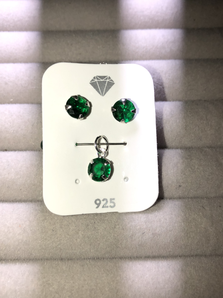 CONJUNTO REDONDO VERDE ESMERALDA