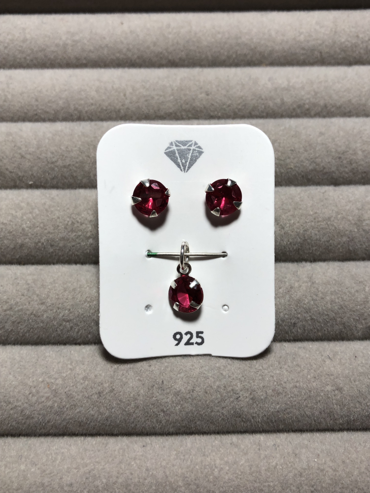 CONJUNTO REDONDO CEREJA