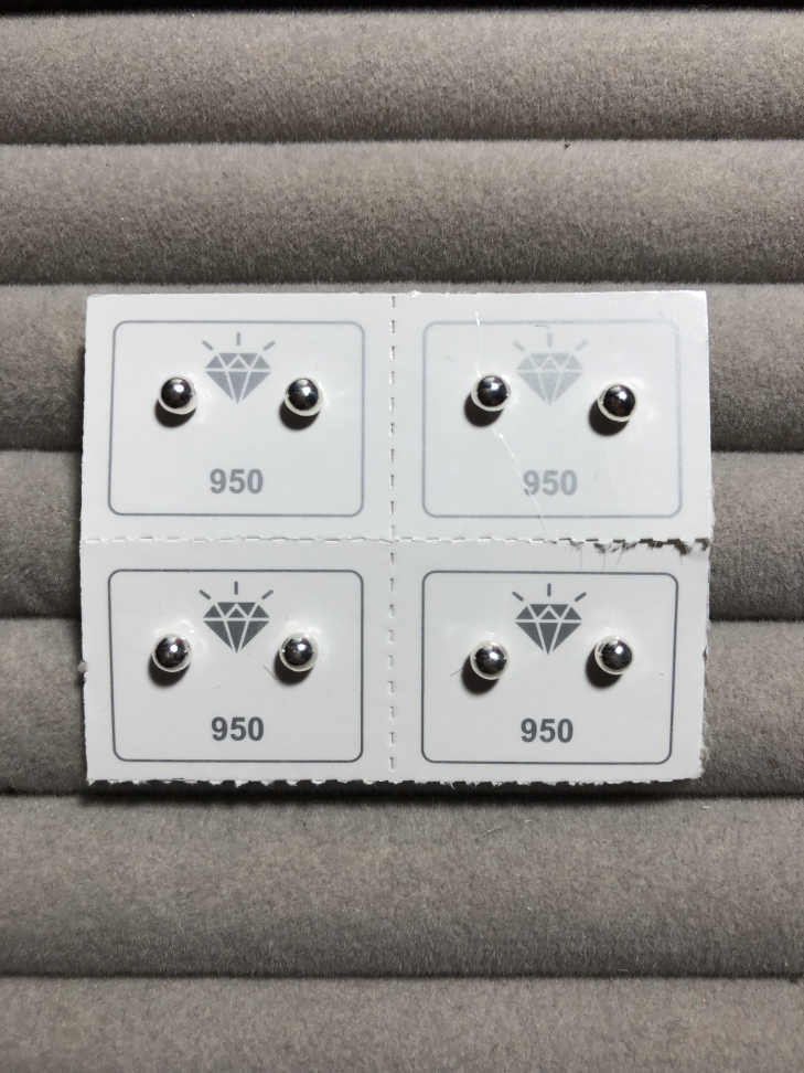 BRINCO BOLINHA 3mm