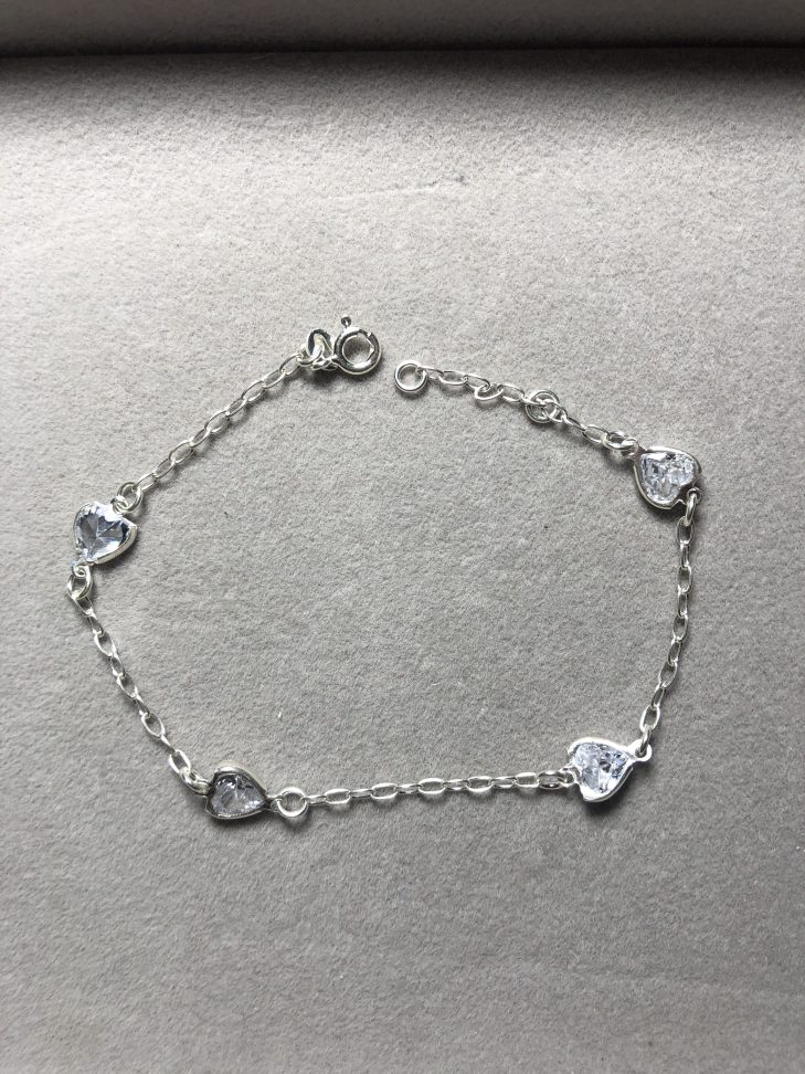 PULSEIRA CORAÇÃO CRISTAL