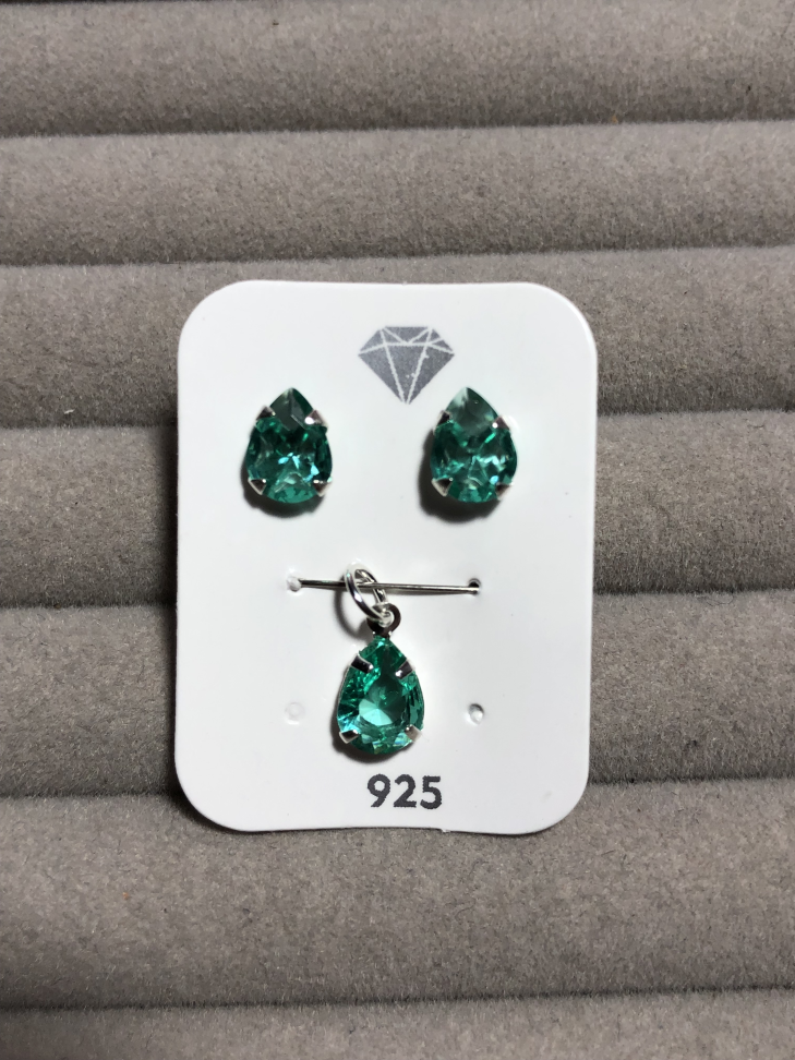 CONJUNTO GOTA VERDE ÁGUA