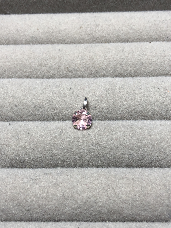 PINGENTE DE GARRA ZIRCÔNIA 6MM