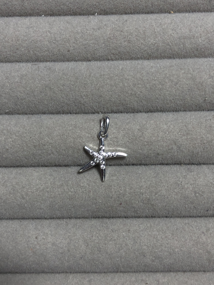 PINGENTE ESTRELA CRAVEJADA