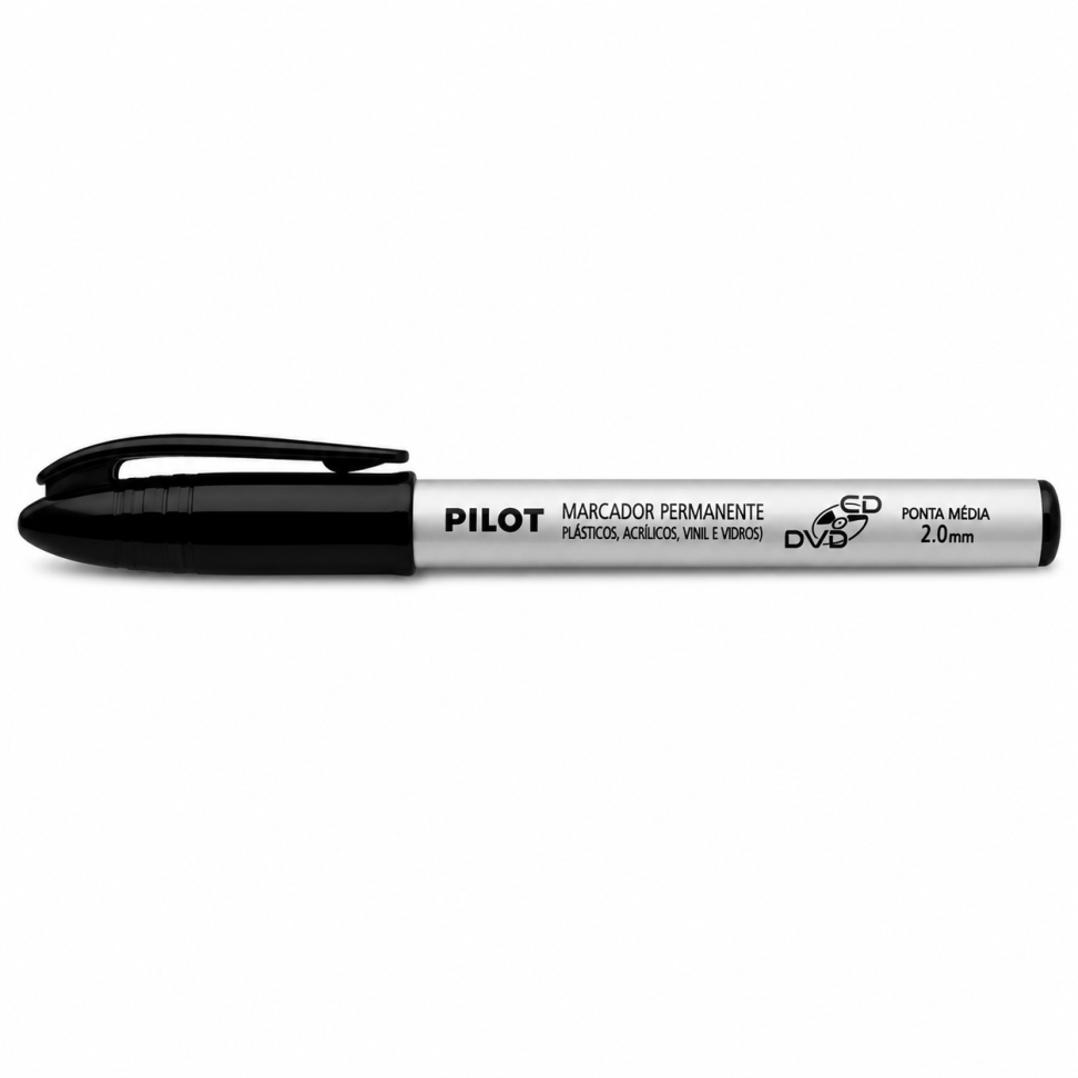 Marcador Permanente Pilot 2.0 Preto