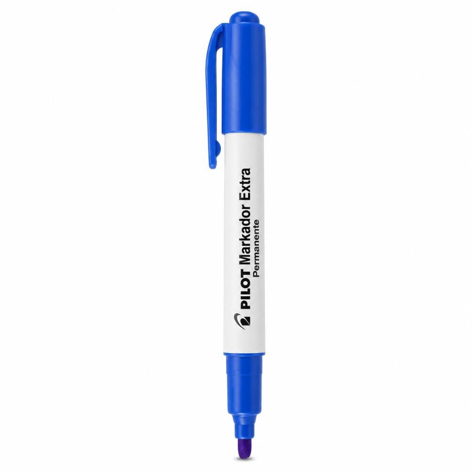 Marcador Permanente Pilot 4.0 Azul