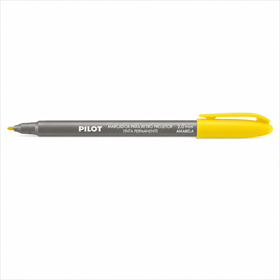Caneta para Retro Pilot 2.0mm Amarela