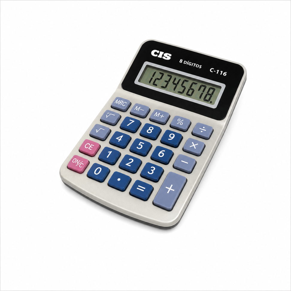 Calculadora CIS Mesa 8 Dígitos C116