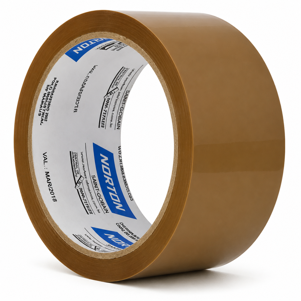 Fita Embalagem Norton 48mmx45m Marrom