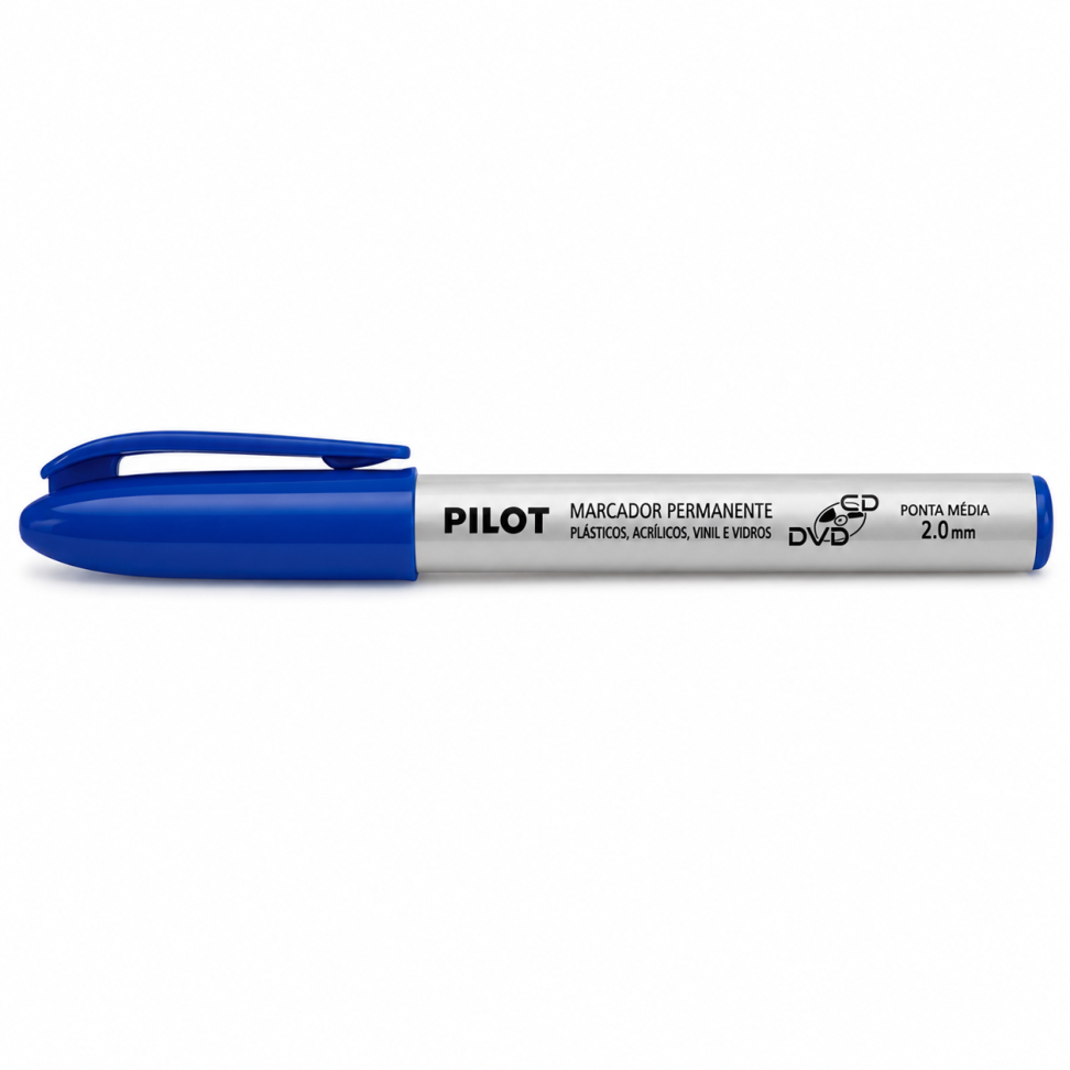 Marcador Permanente Pilot 2.0 Azul