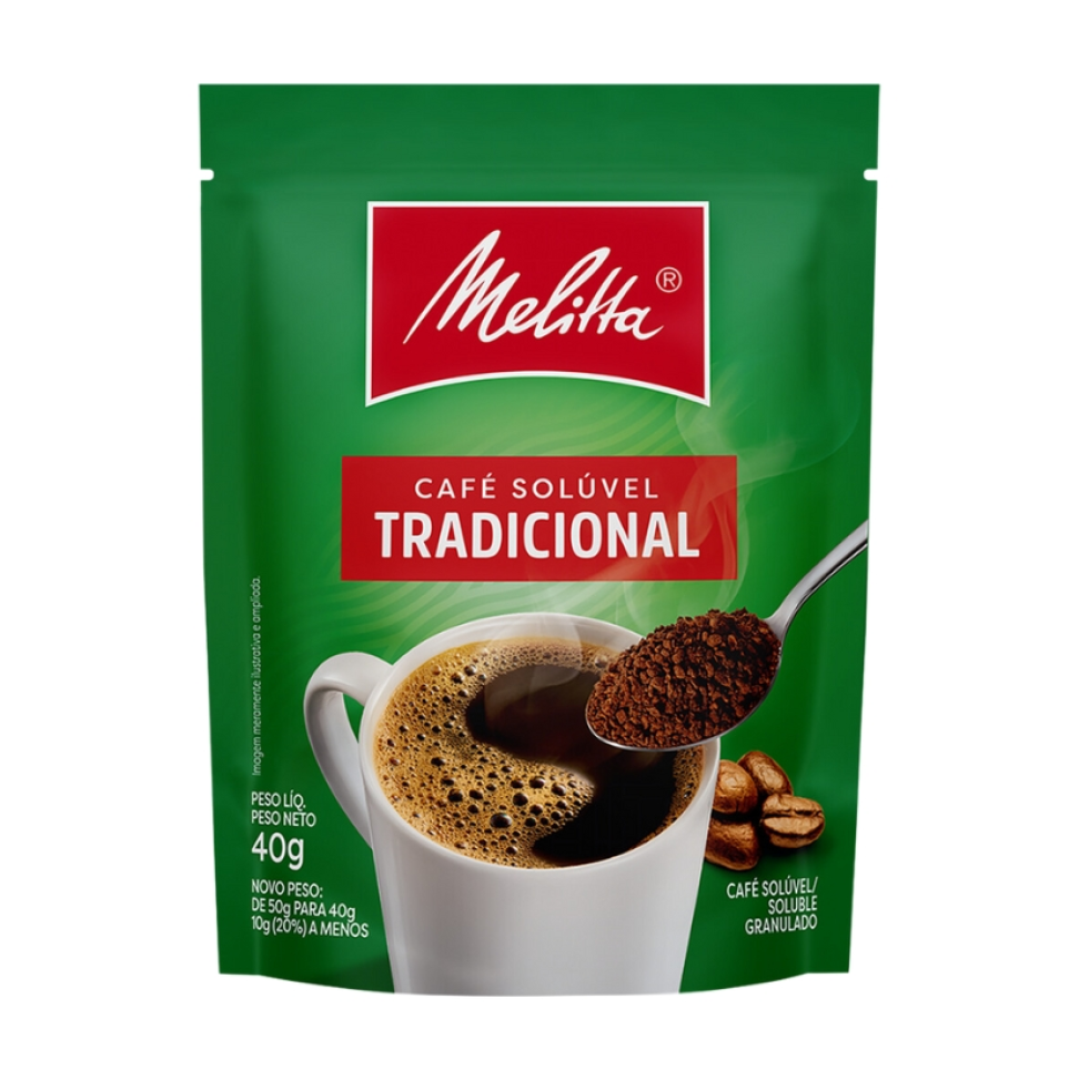 Café Solúvel Melitta Sachê 40g