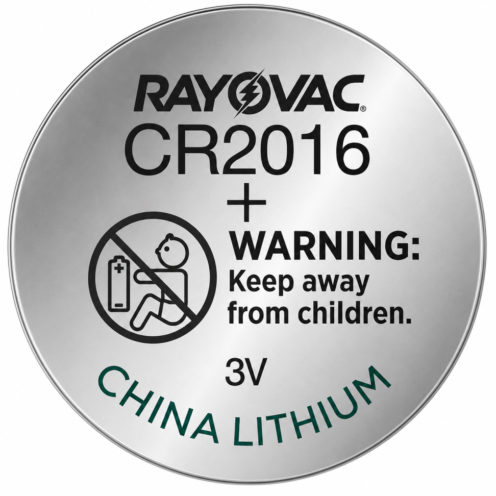 Bateria Lítio Rayovac CR2016