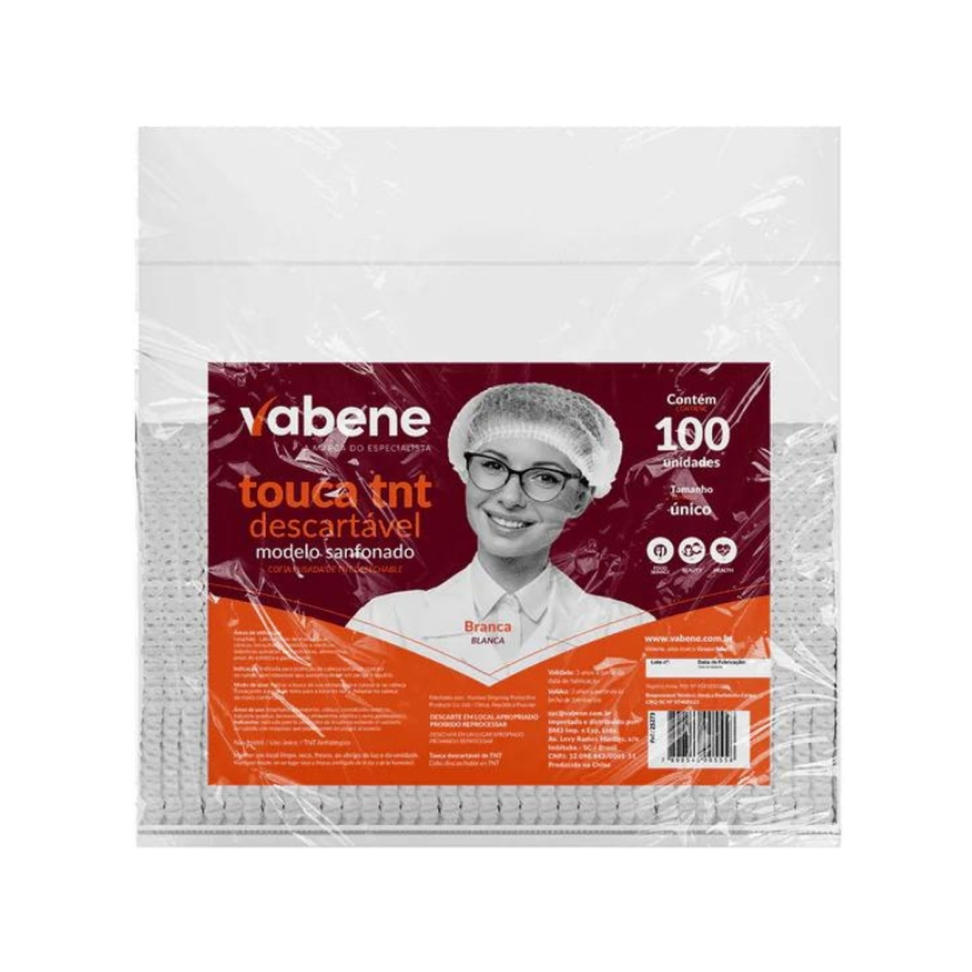 Touca TNT Descartável 100un