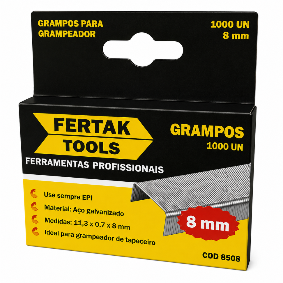 Grampo Estofador Fertak 08mm1000