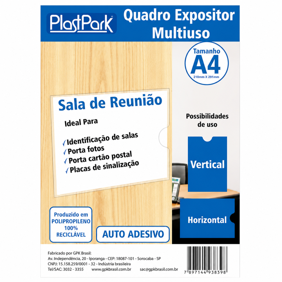 Quadro Expositor Multiuso A4