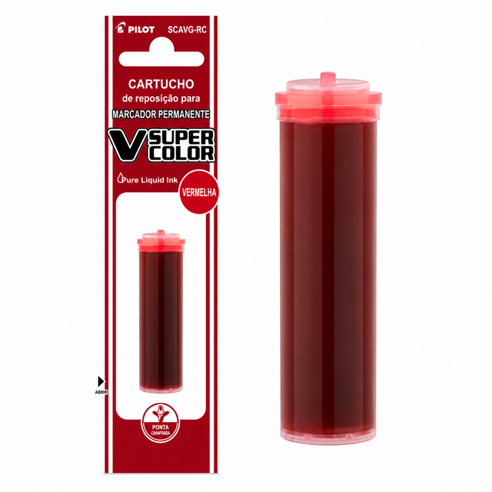 Refil Marcador Permanente Pilot Verm
