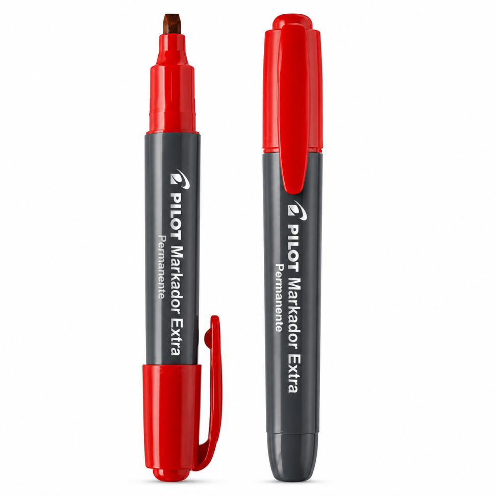 Marcador Permanente Pilot 4.0 Vermelho