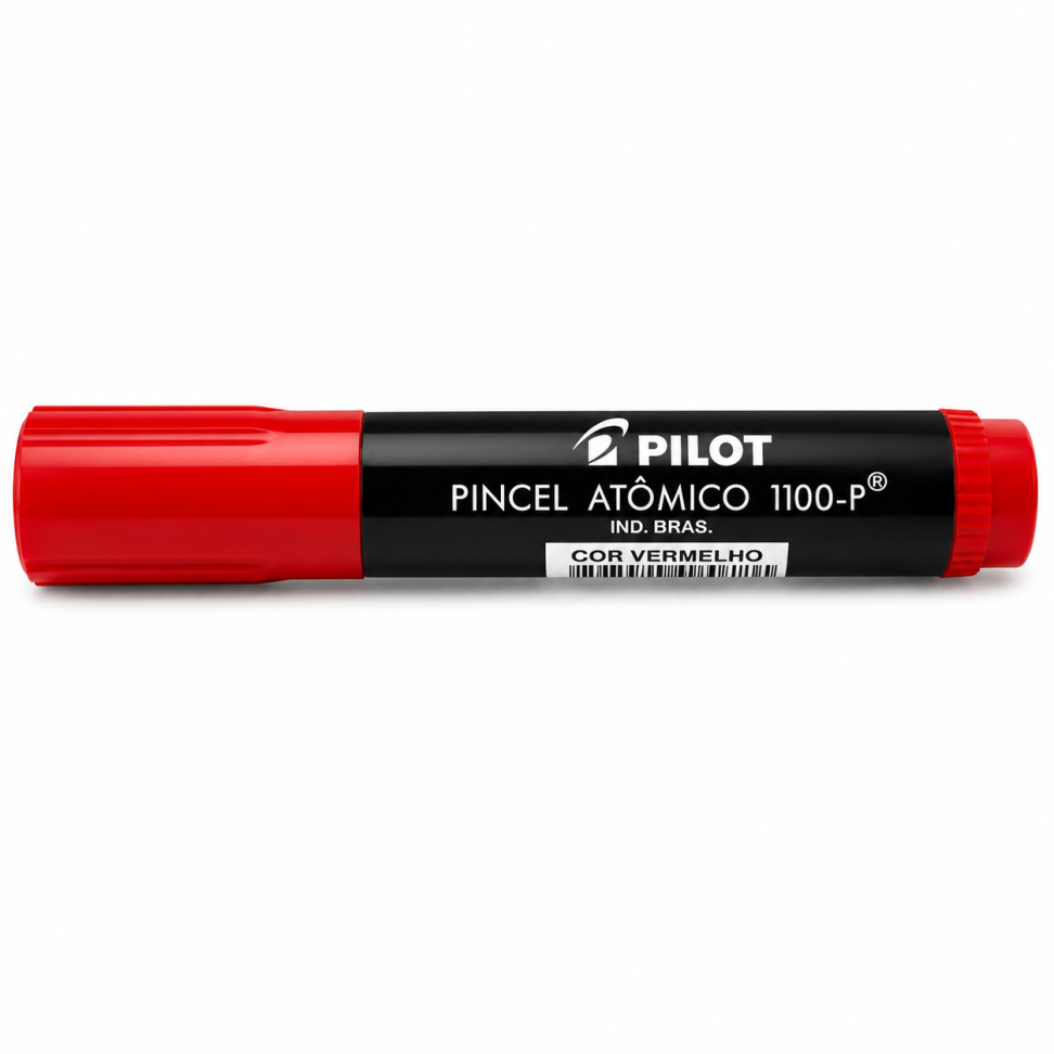 Marcador Permanente Pilot 1100 Vermelho