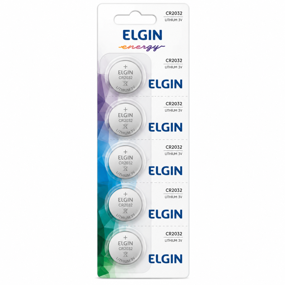 Bateria Lítio Elgin CR2032 3V