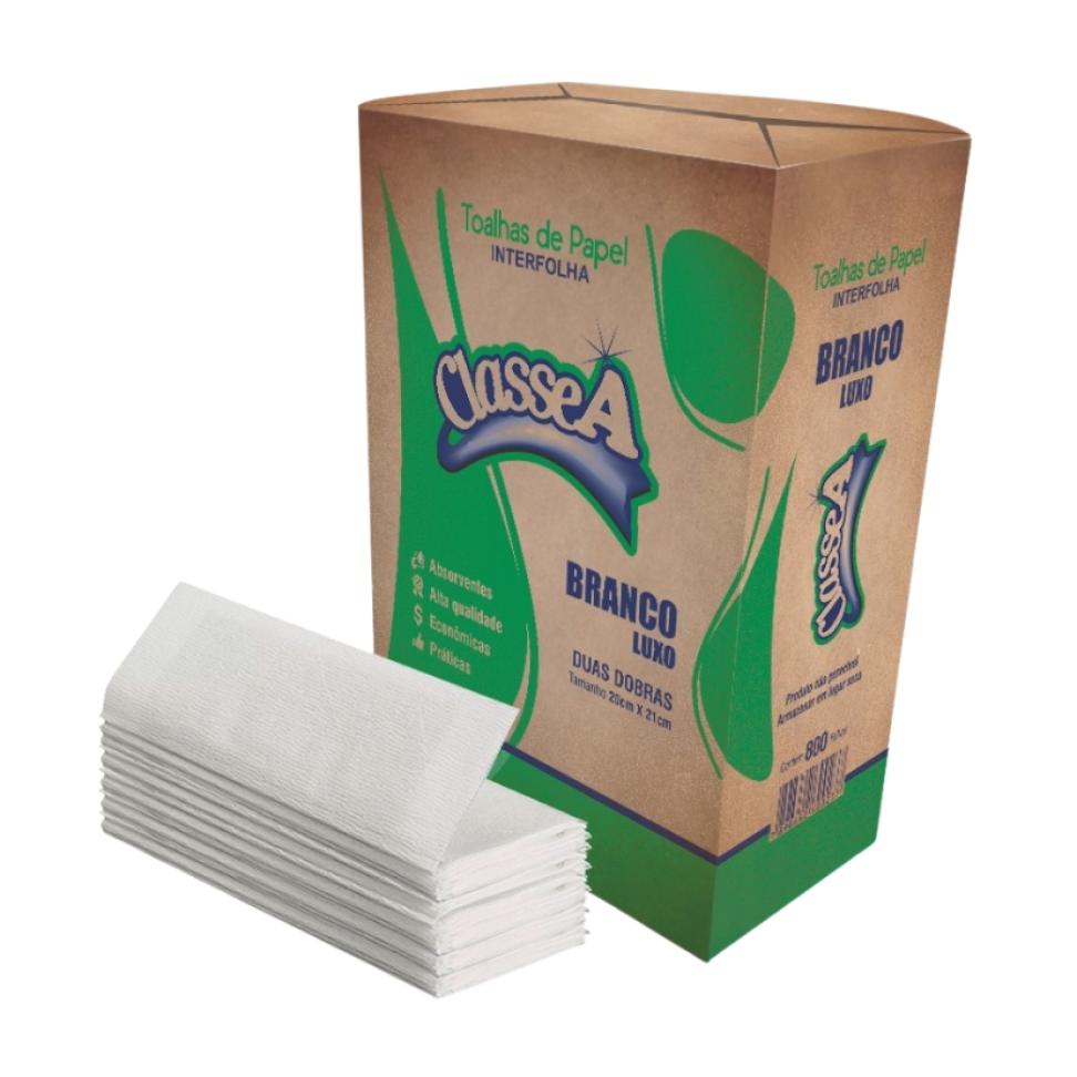 Papel Toalha Extra Luxo 800un