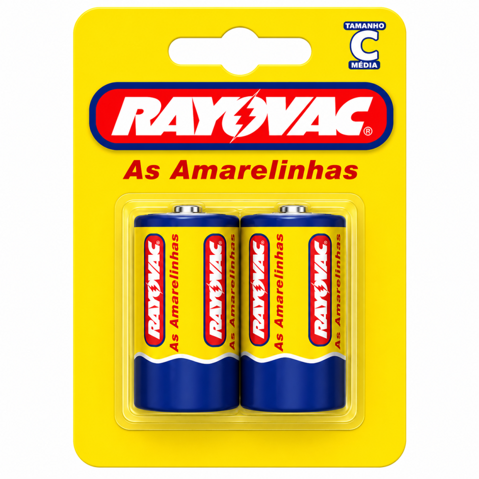 Pilha Rayovac C c/2
