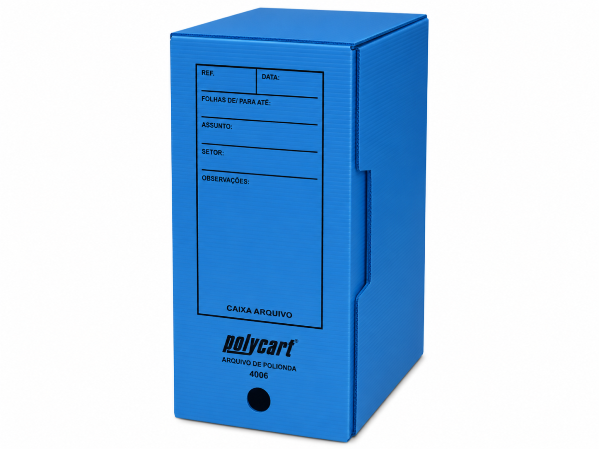 Arquivo Morto Polionda Polycart Azul 4006