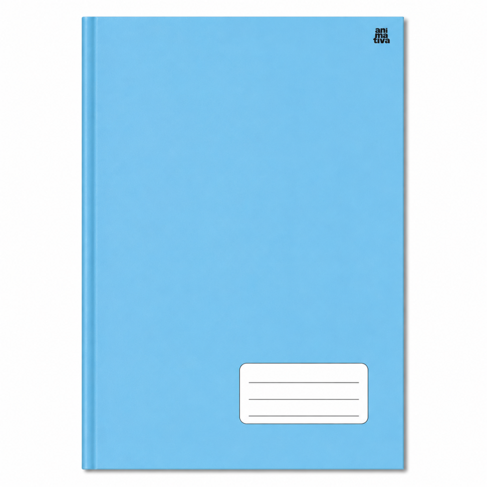 Caderno Animativa 1/4 Az 96fls