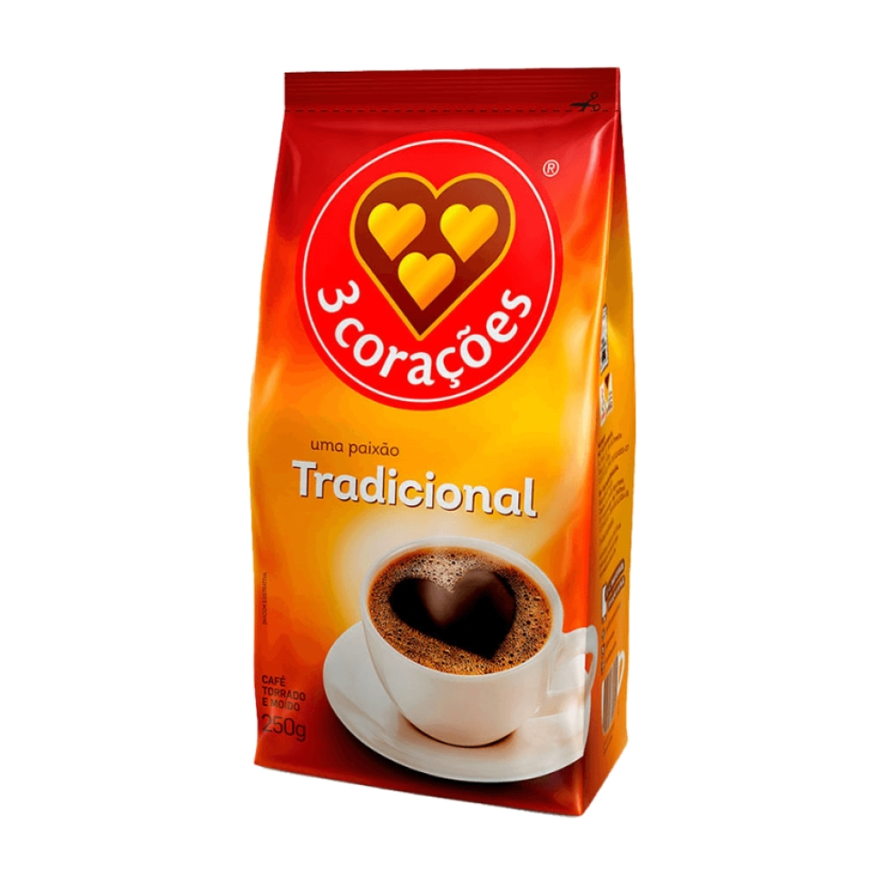 Café 3 Corações Tradicional 250g