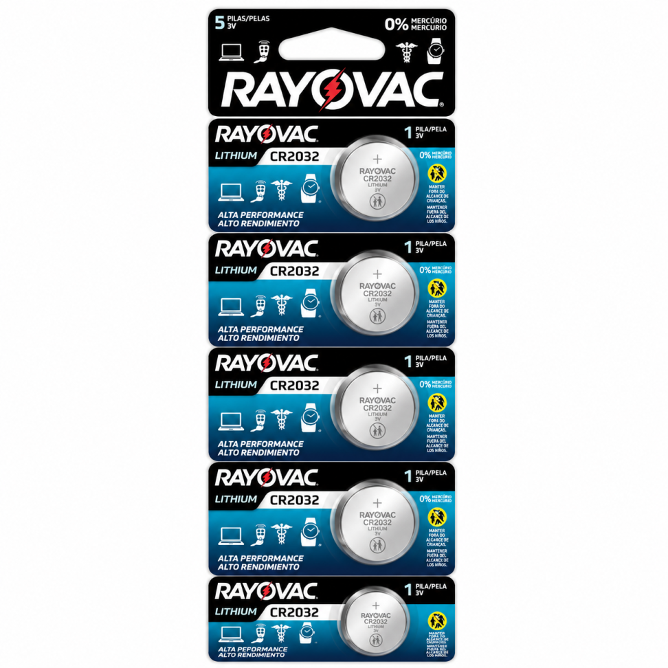 Bateria Lítio Rayovac CR2032