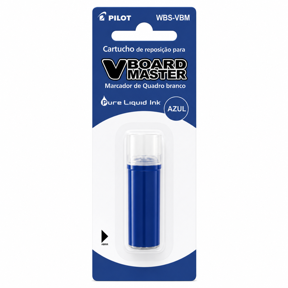 Refil Marcador Quadro Branco Azul