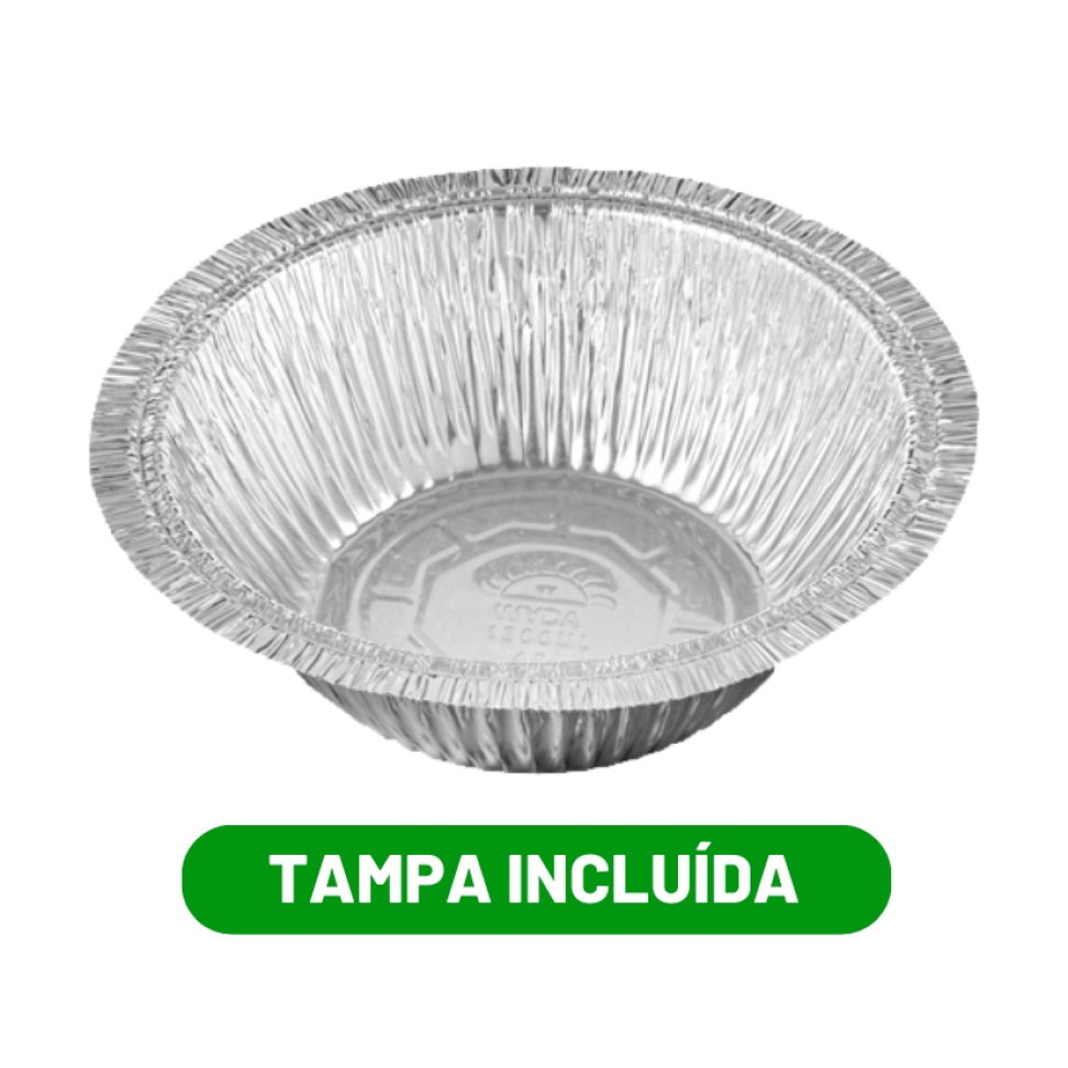 Embalagem De Alumínio N9 Máquina Pra Viagem c/100