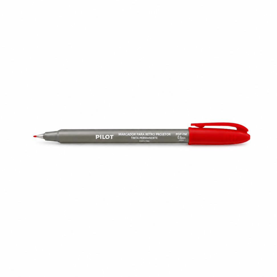 Caneta para Retro Pilot 1.0mm Vermelha