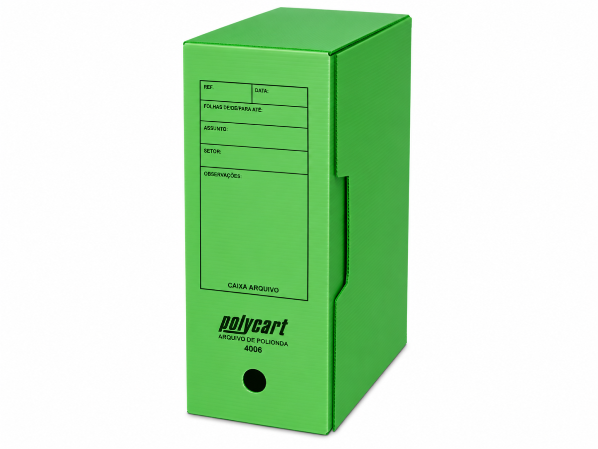 Arquivo Morto Polionda Polycart Verde 4006