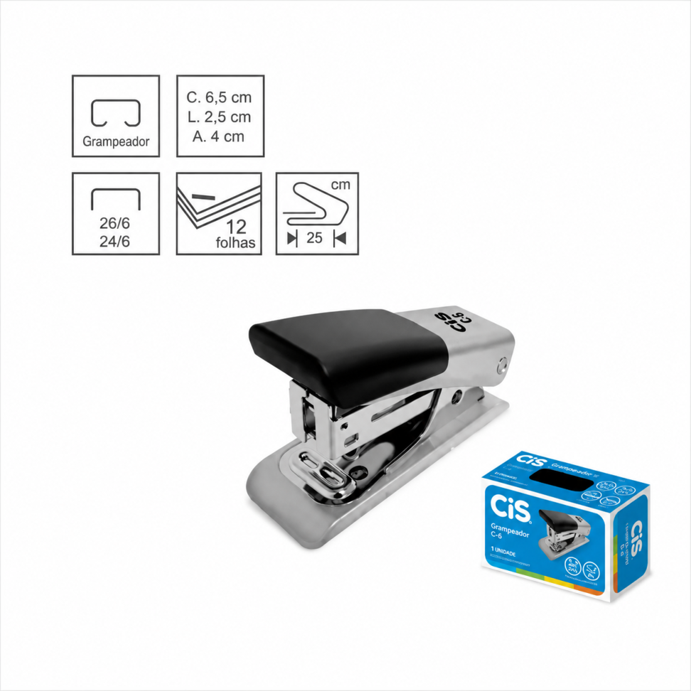 Grampeador CIS Mettalic C-5