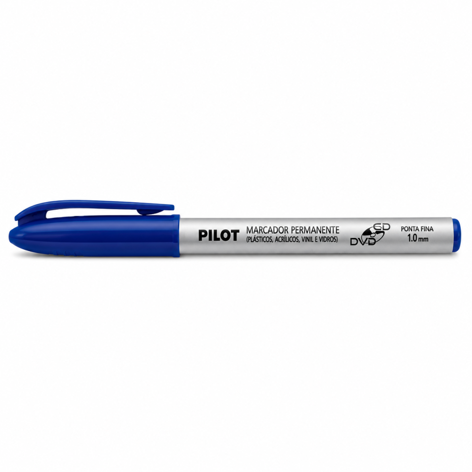 Marcador Permanente Pilot 1.0 Azul
