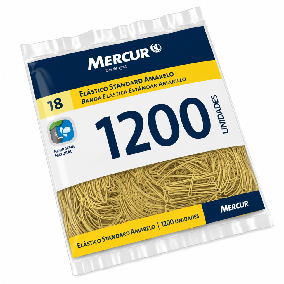 Elástico Latex Mercur Standard 1200