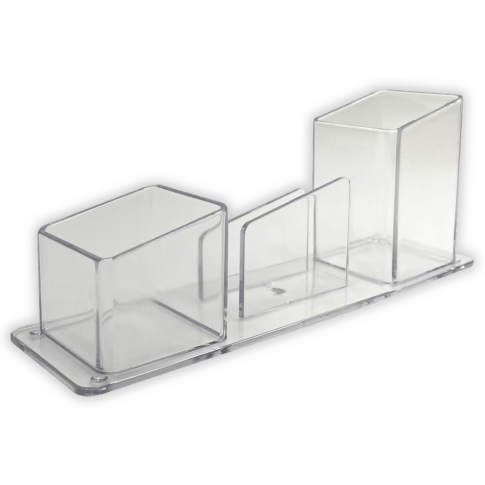 Porta Canetas Triplo Acrílico 3034 Color Dello - #3