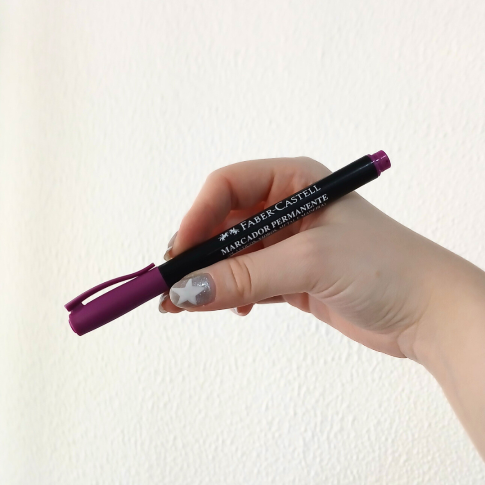 Marcador Permanente para Retroprojetor Roxo Faber-Castell - #2