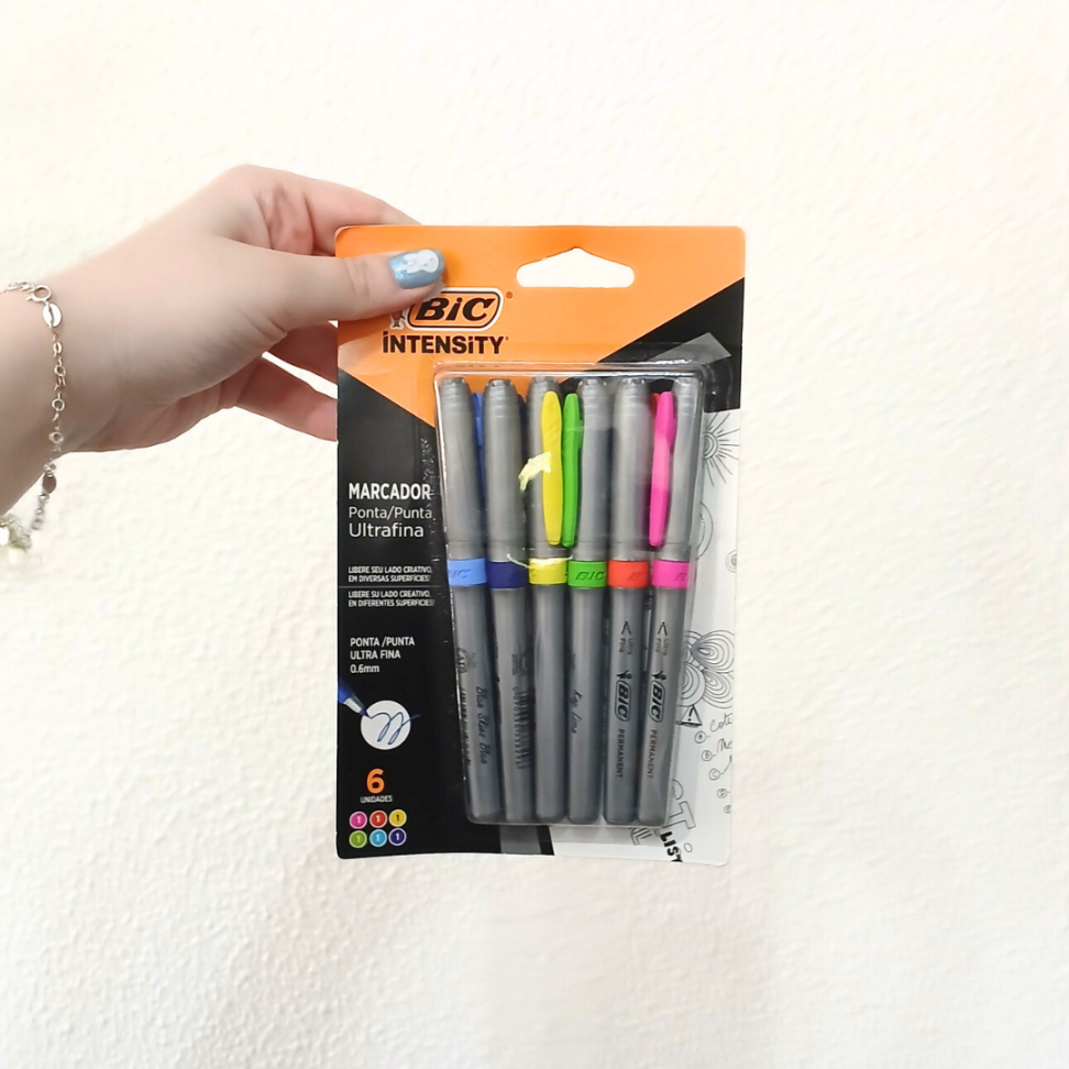 Kit Marcador Ponta Ultrafina 6 Cores Intensity Bic - #4