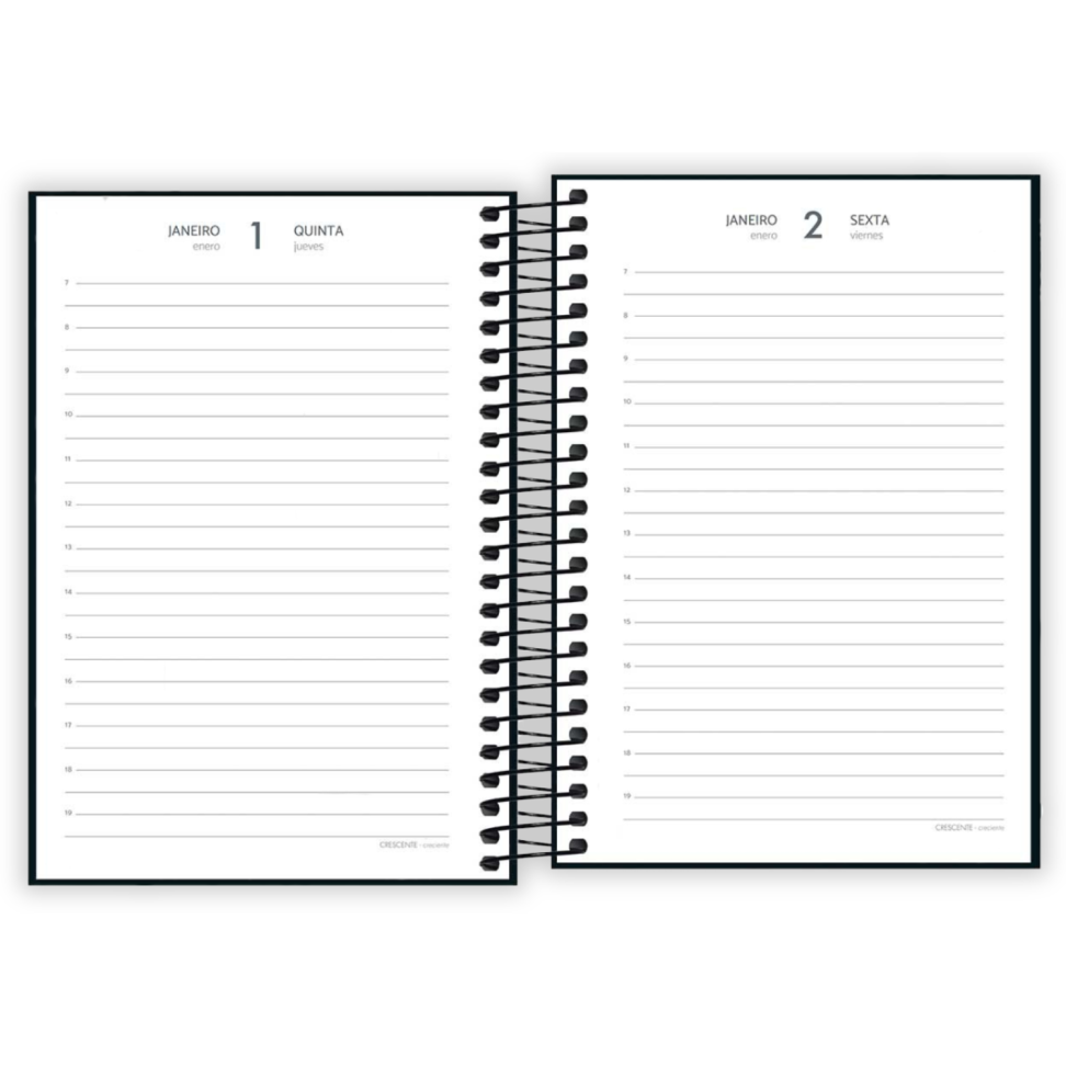 Agenda Executiva Espiral Diária Pequena Spice 2026 Tilibra - #2