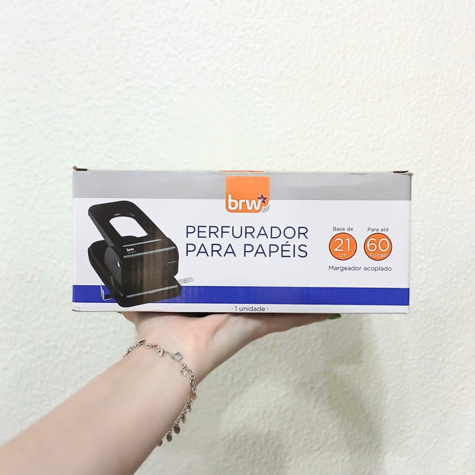 Perfurador 2 Furos 60 Folhas BRW - #4