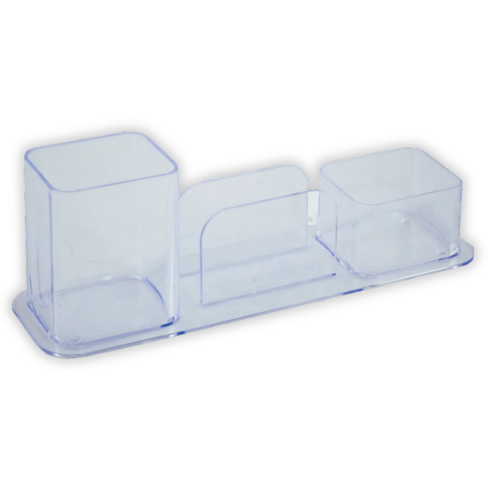 Porta Canetas Triplo Acrílico 3031 Color Dello - #2